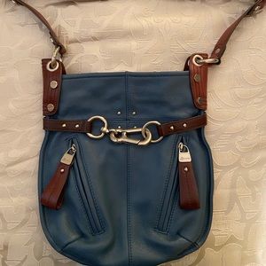 Gently used B. Makowsky Crossbody Leather Bag